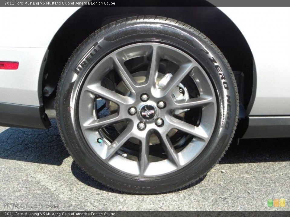 2011 Ford Mustang V6 Mustang Club of America Edition Coupe Wheel and Tire Photo #32371371