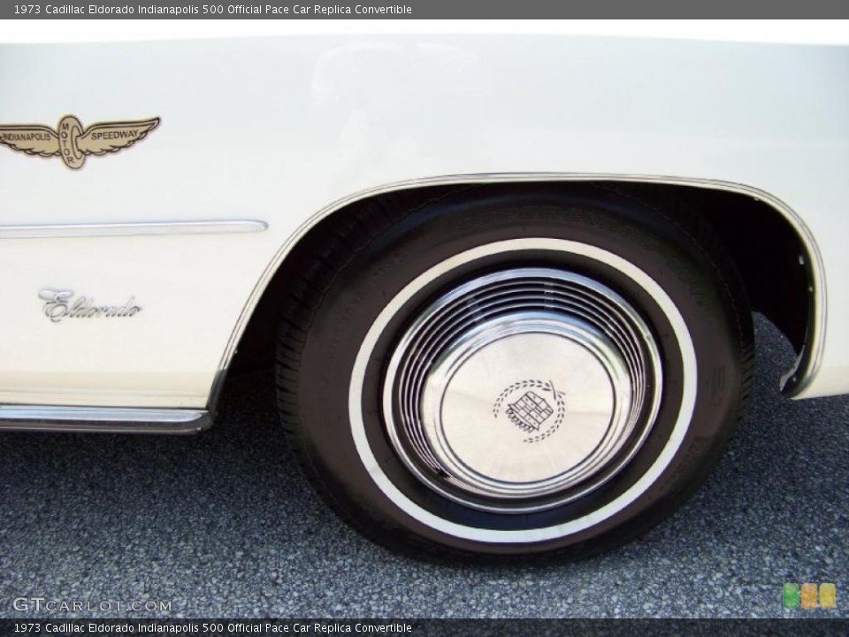 1973 Cadillac Eldorado Indianapolis 500 Official Pace Car Replica Convertible Wheel and Tire Photo #32409991