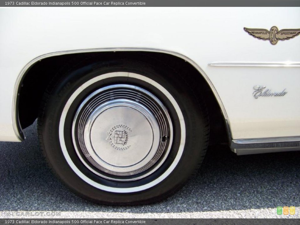 1973 Cadillac Eldorado Indianapolis 500 Official Pace Car Replica Convertible Wheel and Tire Photo #32410103