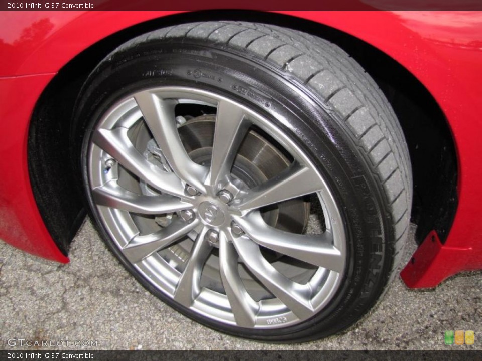 2010 Infiniti G 37 Convertible Wheel and Tire Photo #32563063