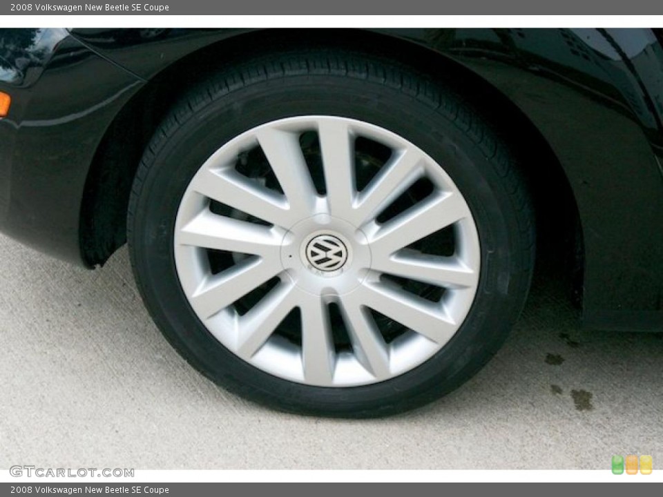2008 Volkswagen New Beetle SE Coupe Wheel and Tire Photo #33235869
