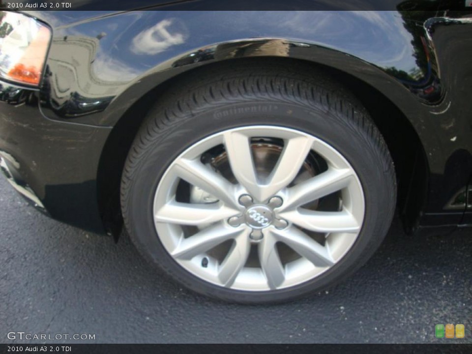 2010 Audi A3 2.0 TDI Wheel and Tire Photo #33265029