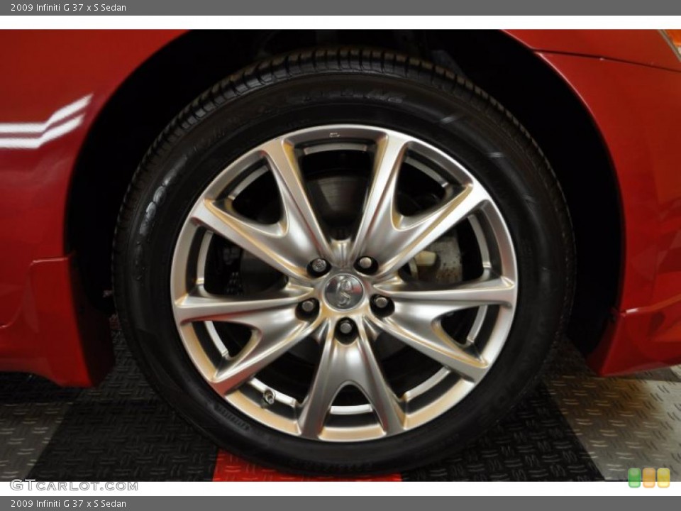 2009 Infiniti G 37 x S Sedan Wheel and Tire Photo #33371473