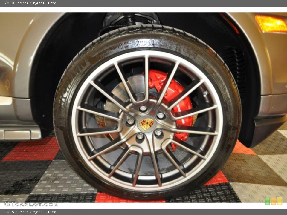 2008 Porsche Cayenne Turbo Wheel and Tire Photo #33372865