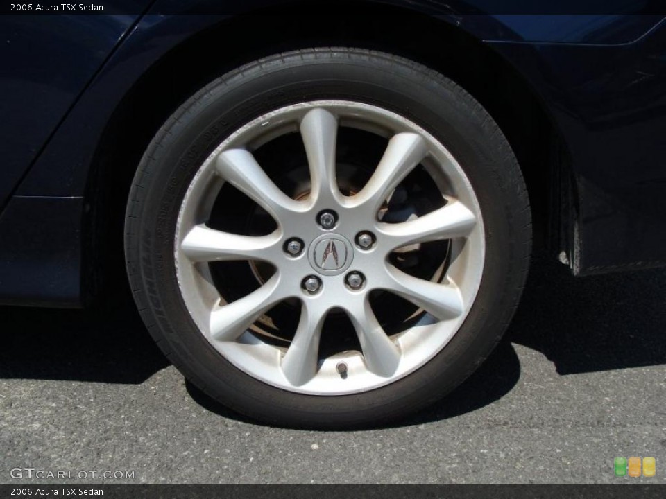 2006 Acura TSX Sedan Wheel and Tire Photo #35021952