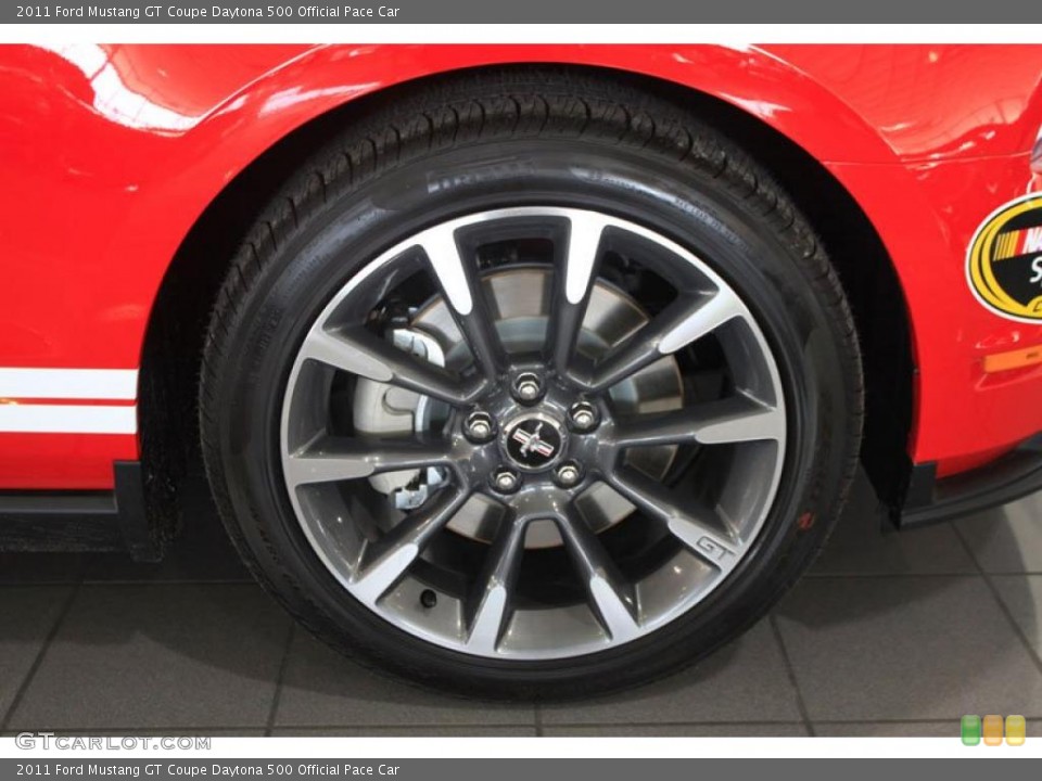 2011 Ford Mustang GT Coupe Daytona 500 Official Pace Car Wheel and Tire Photo #35573375