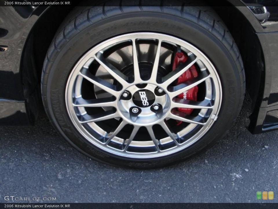 2006 Mitsubishi Lancer Evolution IX MR Wheel and Tire Photo #35591240