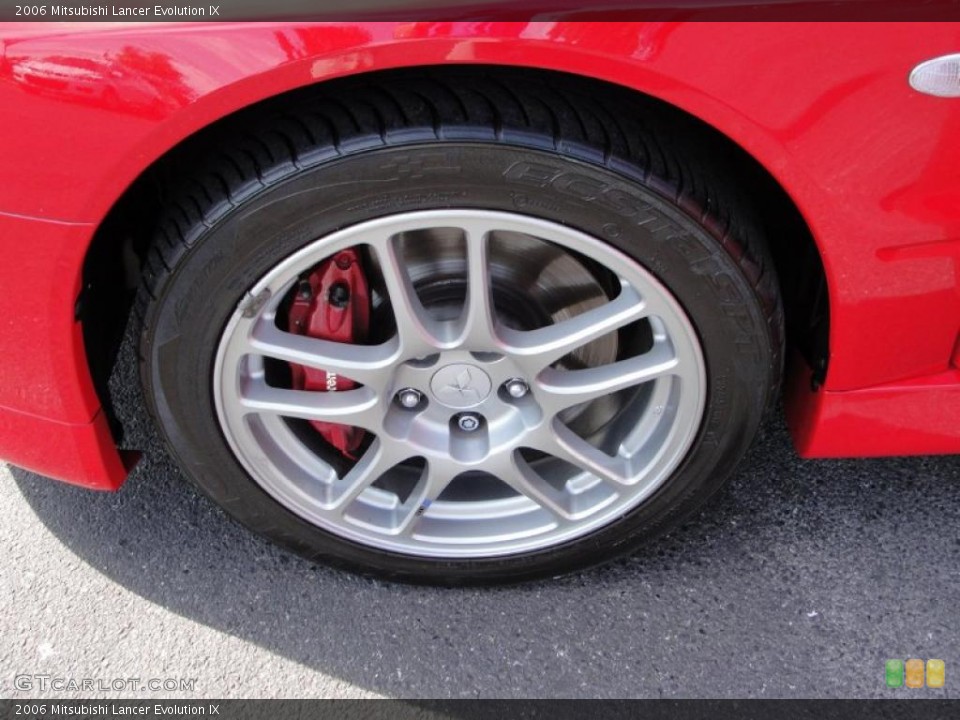 2006 Mitsubishi Lancer Evolution IX Wheel and Tire Photo #36038037