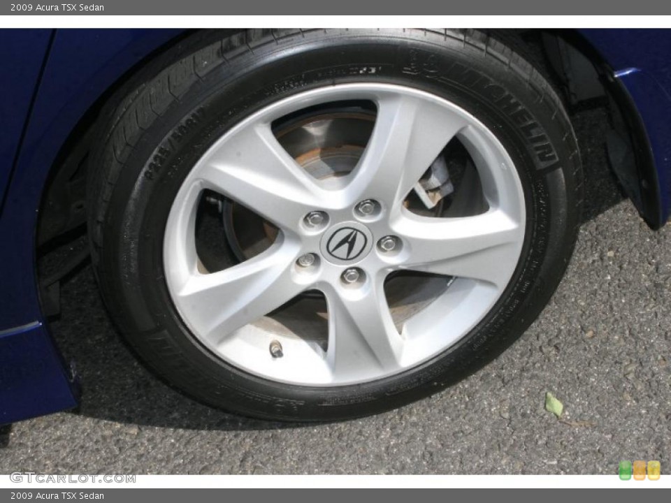 2009 Acura TSX Sedan Wheel and Tire Photo #36263429