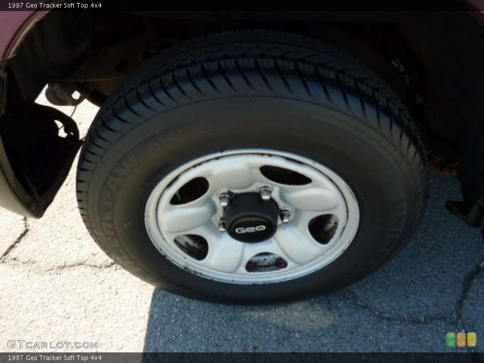 1997 Geo Tracker Soft Top 4x4 Wheel and Tire Photo #36883264