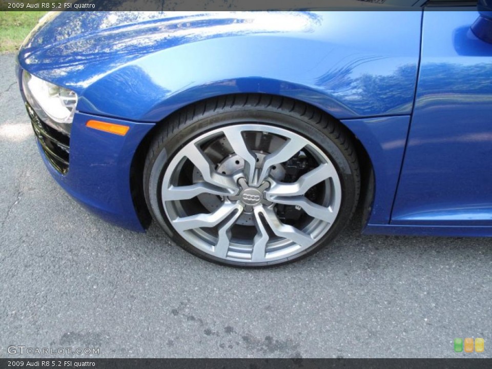 2009 Audi R8 5.2 FSI quattro Wheel and Tire Photo #37003453
