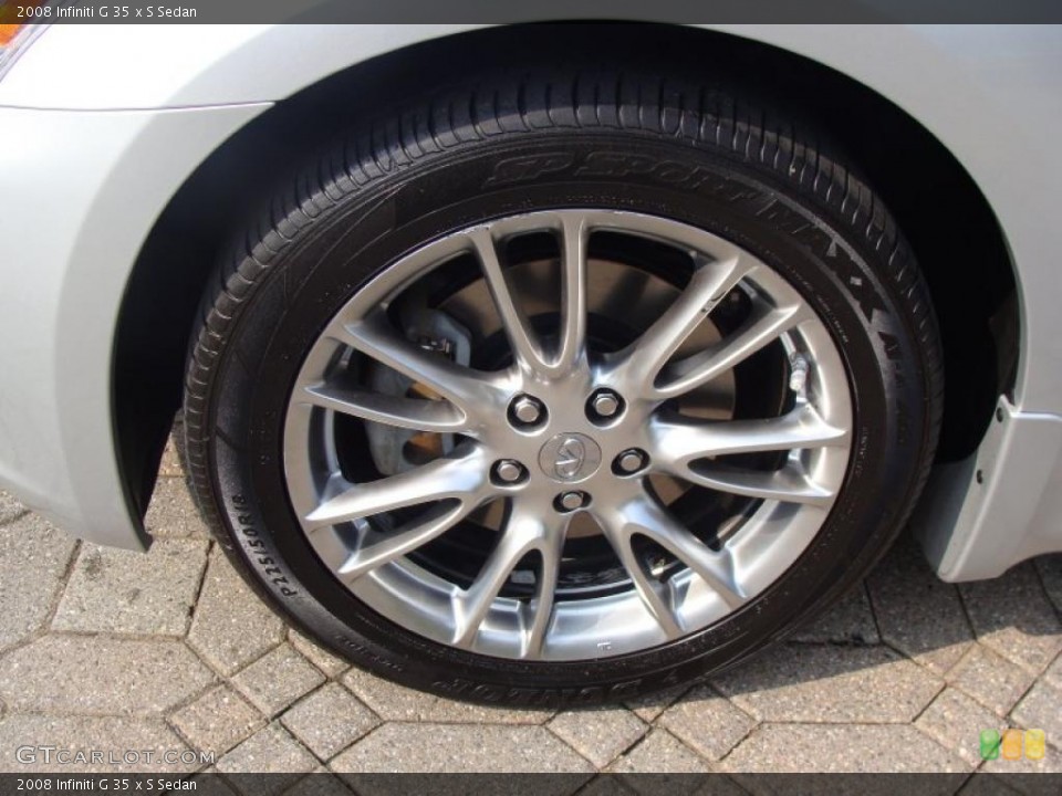2008 Infiniti G 35 x S Sedan Wheel and Tire Photo #37040329