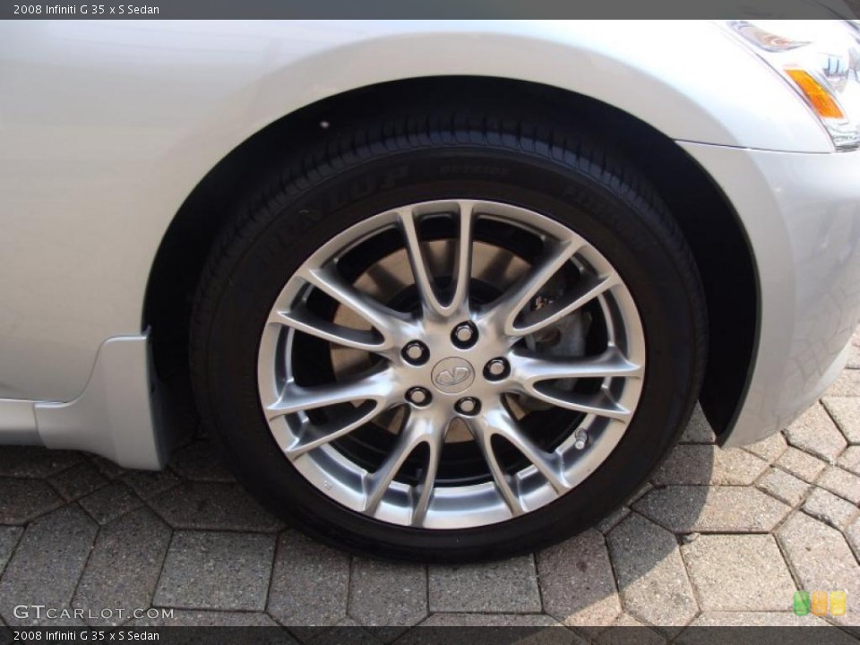 2008 Infiniti G 35 x S Sedan Wheel and Tire Photo #37040345