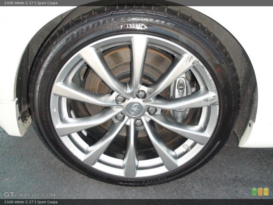 2008 Infiniti G 37 S Sport Coupe Wheel and Tire Photo #37315523