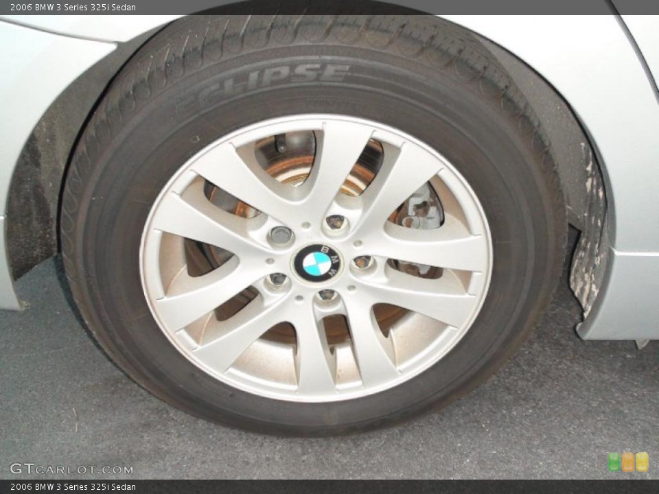 2006 BMW 3 Series 325i Sedan Wheel and Tire Photo #37317212