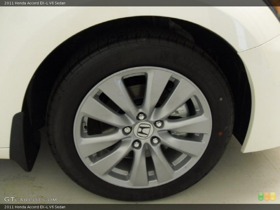 2011 Honda Accord EX-L V6 Sedan Wheel and Tire Photo #37331808