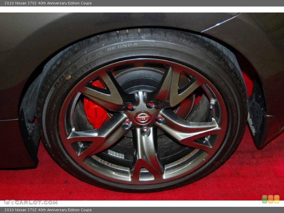 2010 Nissan 370Z 40th Anniversary Edition Coupe Wheel and Tire Photo #37349248