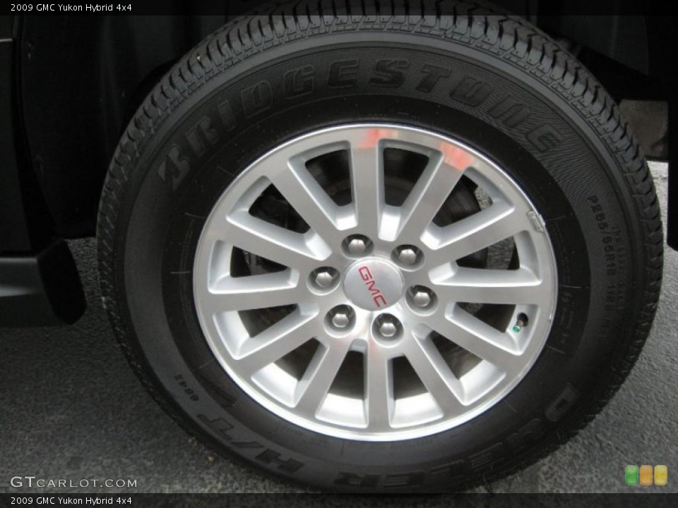 2009 GMC Yukon Hybrid 4x4 Wheel and Tire Photo #37359000