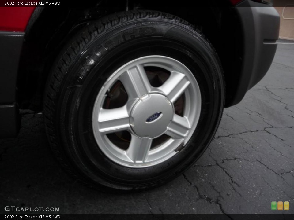 2002 Ford Escape XLS V6 4WD Wheel and Tire Photo #37370063