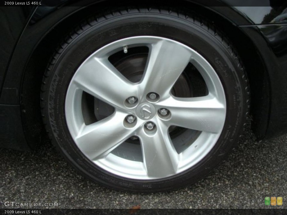 2009 Lexus LS 460 L Wheel and Tire Photo #37371983
