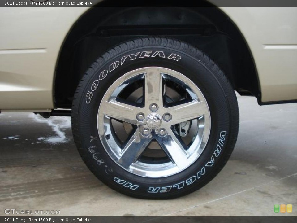 2011 Dodge Ram 1500 Big Horn Quad Cab 4x4 Wheel and Tire Photo #37383337