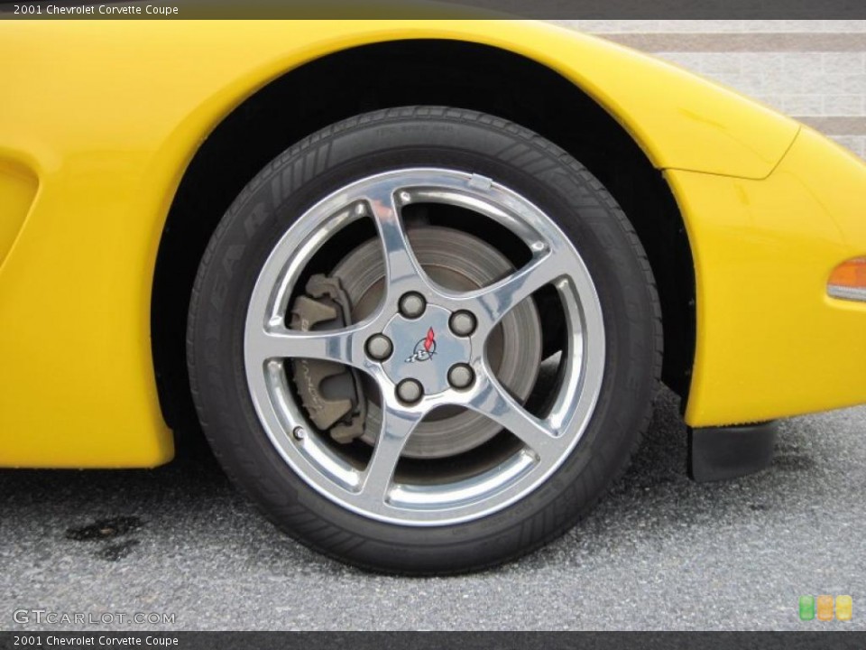 2001 Chevrolet Corvette Coupe Wheel and Tire Photo #37392901