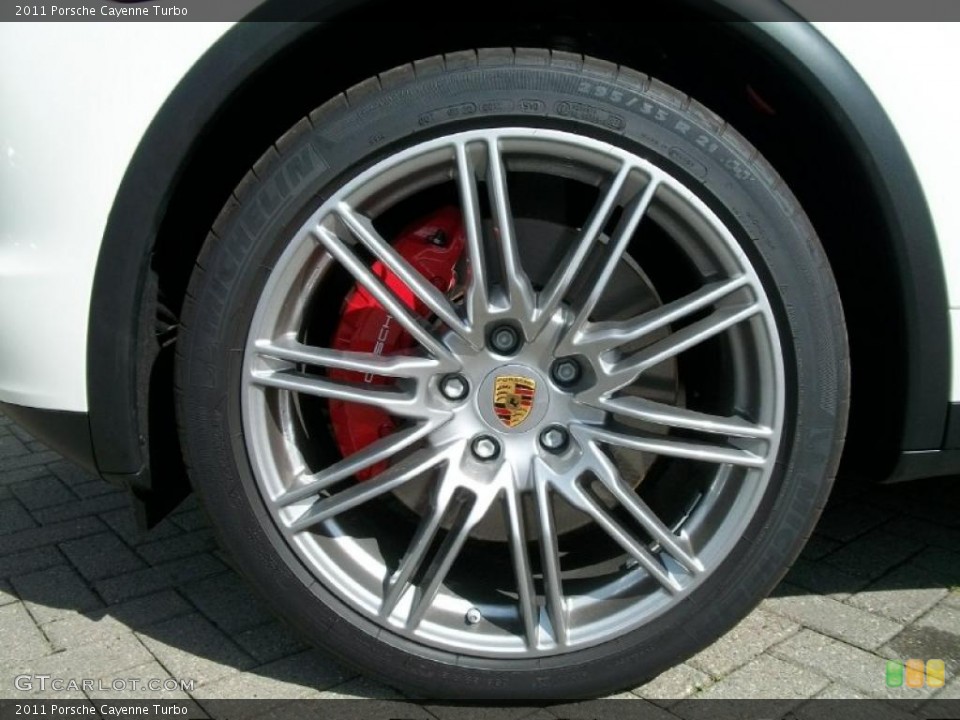 2011 Porsche Cayenne Turbo Wheel and Tire Photo #37397908
