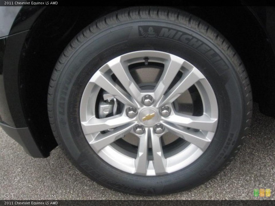 2011 Chevrolet Equinox LS AWD Wheel and Tire Photo #37403470