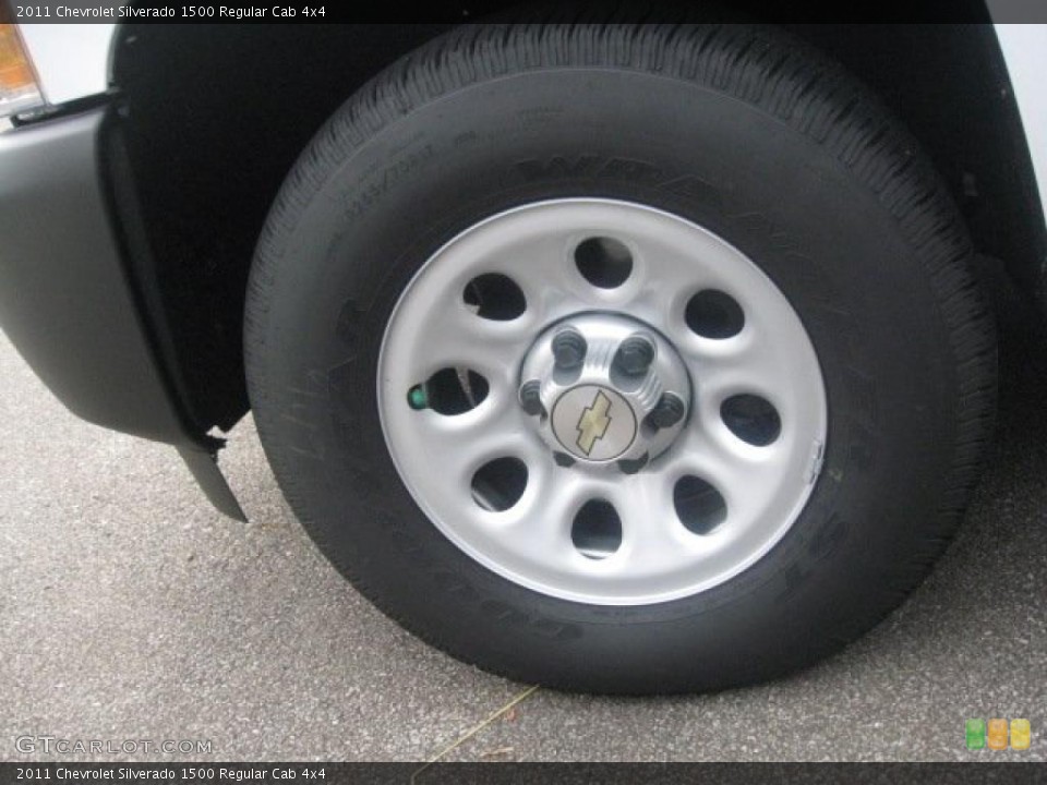 2011 Chevrolet Silverado 1500 Regular Cab 4x4 Wheel and Tire Photo #37405310