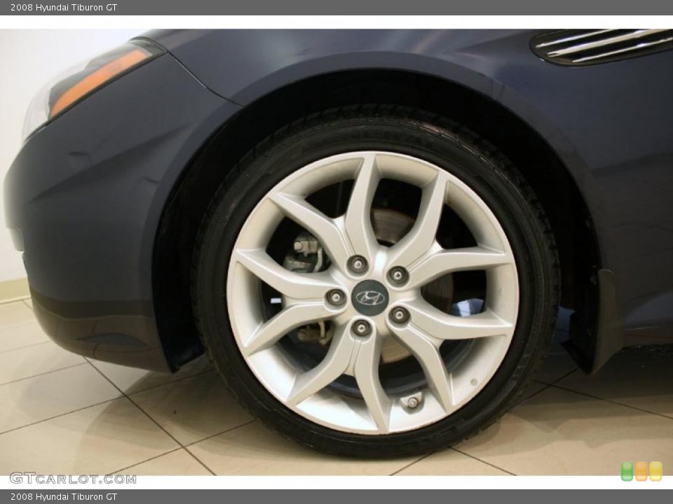 2008 Hyundai Tiburon GT Wheel and Tire Photo #37407970