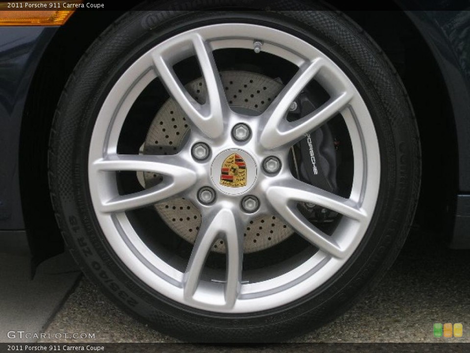 2011 Porsche 911 Carrera Coupe Wheel and Tire Photo #37410266