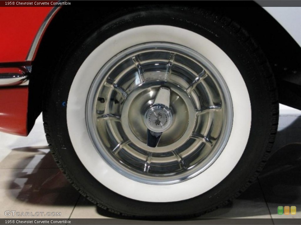 1958 Chevrolet Corvette Convertible Wheel and Tire Photo #37433358