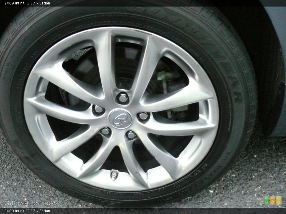 2009 Infiniti G 37 x Sedan Wheel and Tire Photo #37434236