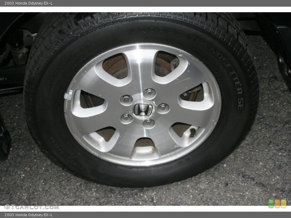 2003 Honda Odyssey EX-L Wheel and Tire Photo #37440050