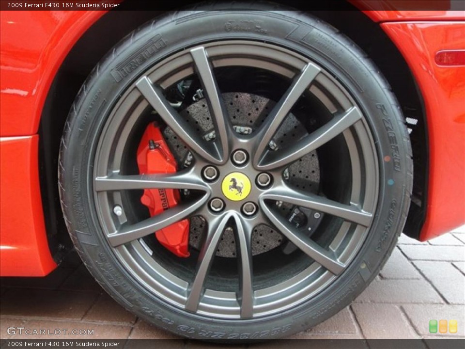 2009 Ferrari F430 16M Scuderia Spider Wheel and Tire Photo #37441138