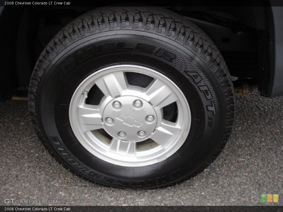 2008 Chevrolet Colorado LT Crew Cab Wheel and Tire Photo #37455673