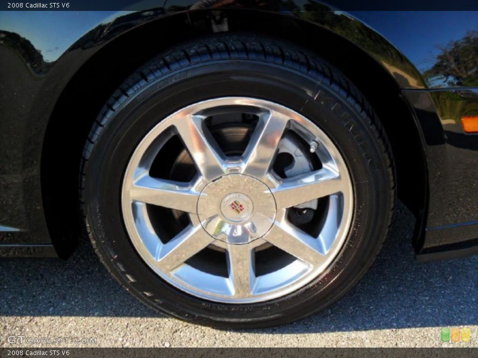 2008 Cadillac STS V6 Wheel and Tire Photo #37460265