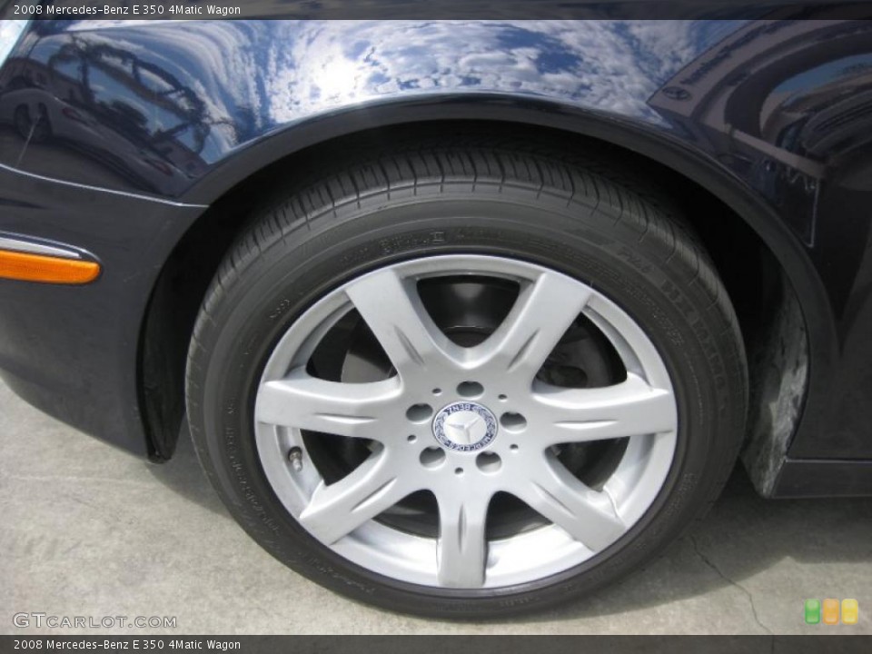 2008 Mercedes-Benz E 350 4Matic Wagon Wheel and Tire Photo #37463471