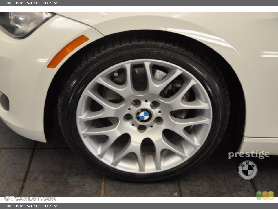 2008 BMW 3 Series 328i Coupe Wheel and Tire Photo #37473885