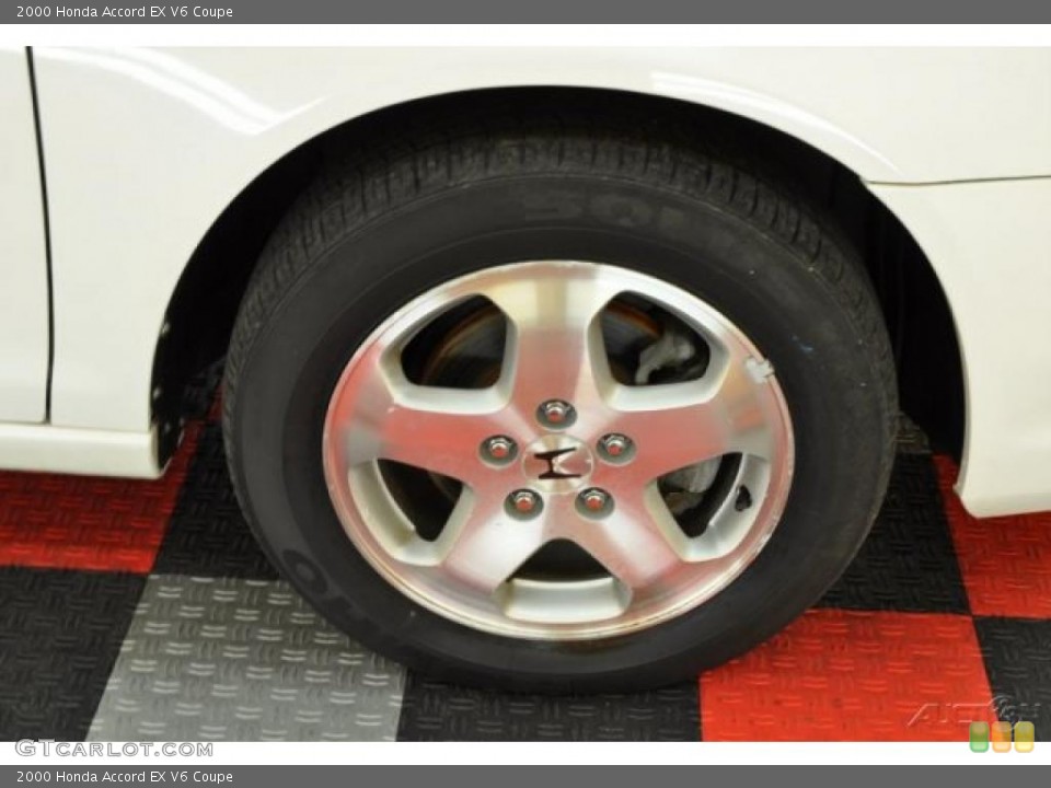 2000 Honda Accord EX V6 Coupe Wheel and Tire Photo #37476505