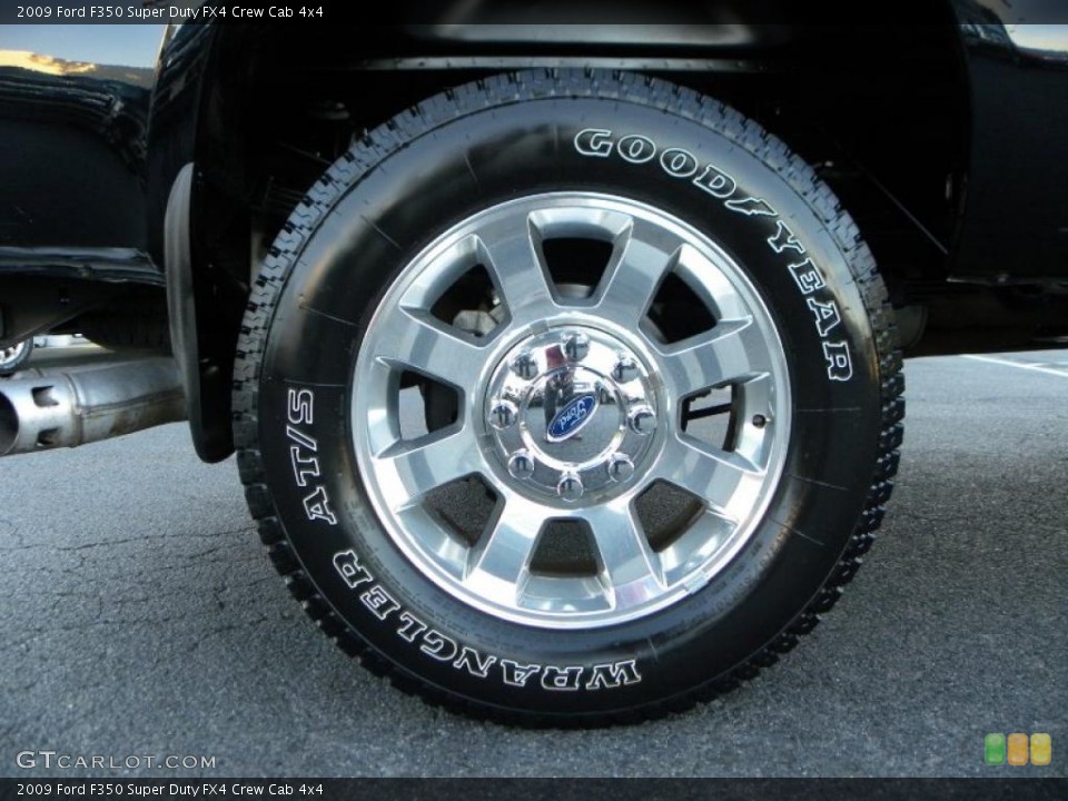 2009 Ford F350 Super Duty FX4 Crew Cab 4x4 Wheel and Tire Photo #37479081