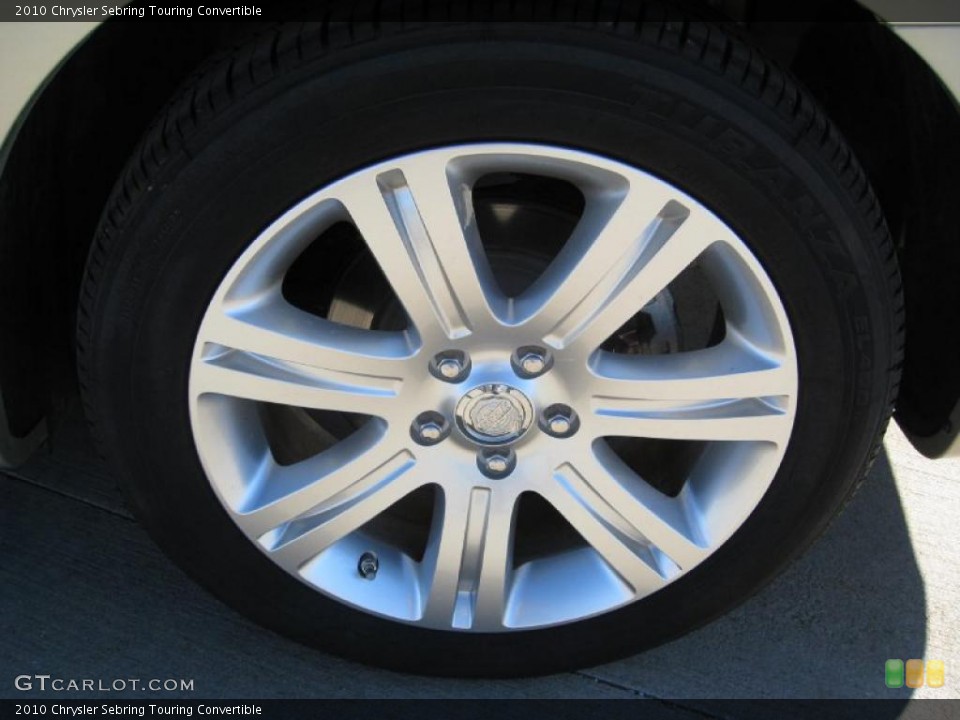2010 Chrysler Sebring Touring Convertible Wheel and Tire Photo #37481913