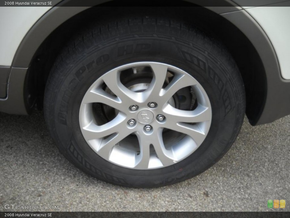 2008 Hyundai Veracruz SE Wheel and Tire Photo #37493536