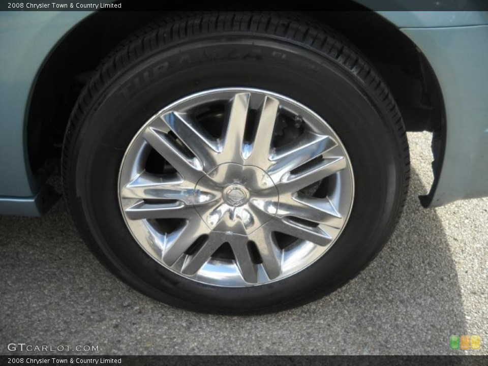 2008 Chrysler Town & Country Limited Wheel and Tire Photo #37494648