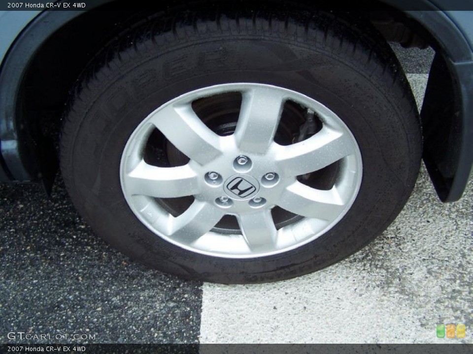 2007 Honda CR-V EX 4WD Wheel and Tire Photo #37495624