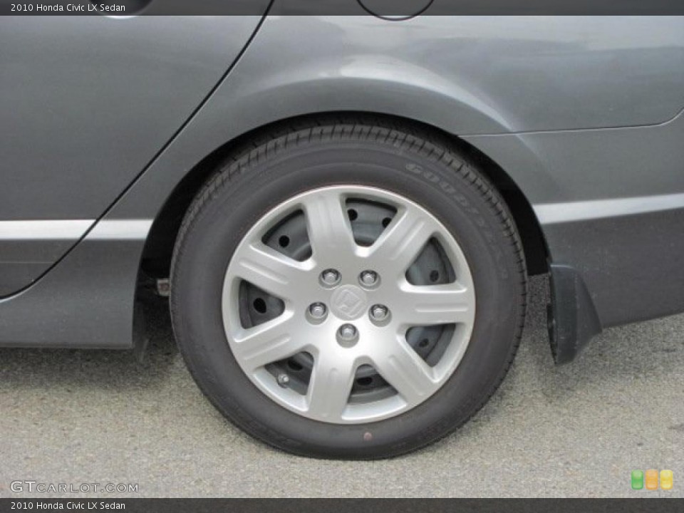 2010 Honda Civic LX Sedan Wheel and Tire Photo #37496956
