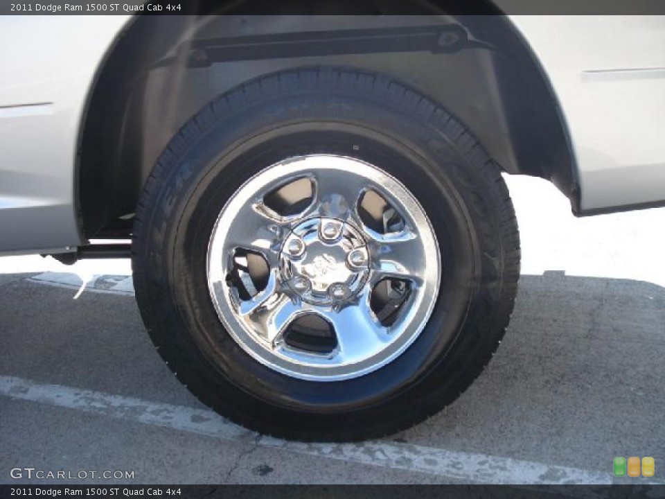 2011 Dodge Ram 1500 ST Quad Cab 4x4 Wheel and Tire Photo #37500172