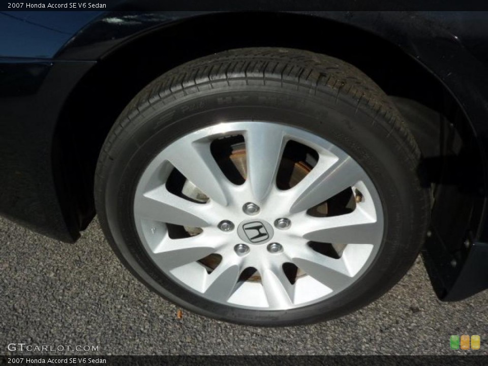 2007 Honda Accord SE V6 Sedan Wheel and Tire Photo #37510182