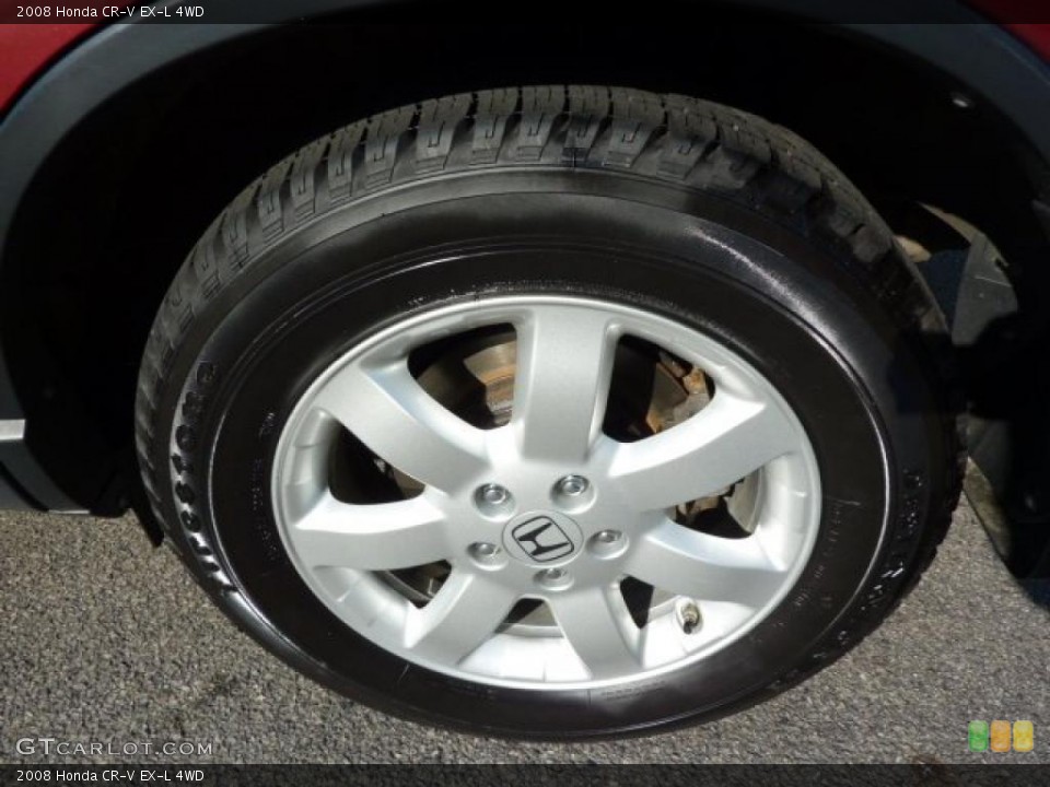 2008 Honda CR-V EX-L 4WD Wheel and Tire Photo #37510886