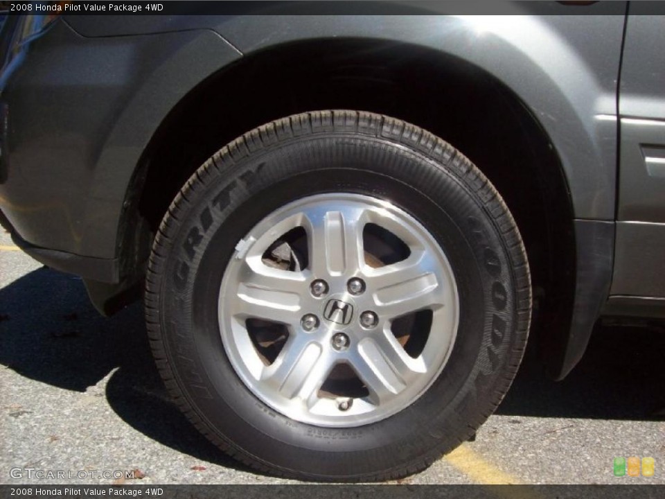 2008 Honda Pilot Value Package 4WD Wheel and Tire Photo #37511870